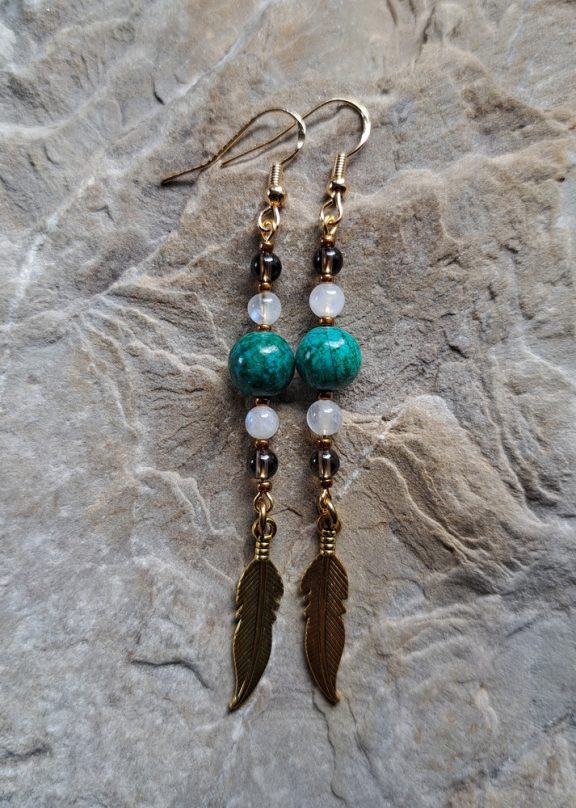 Ohrringe Anhänger Edelsteinkette Heilsteinschmuck