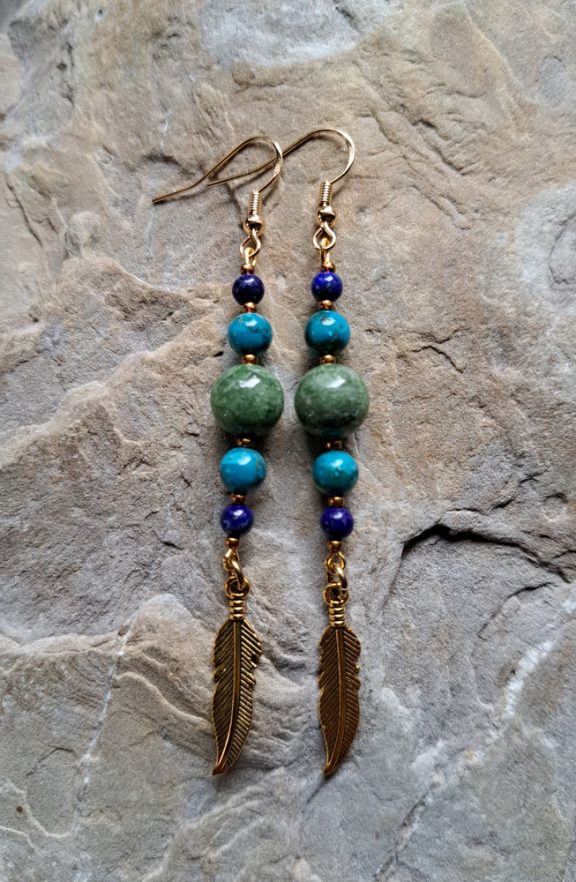 Ohrringe Anhänger Edelsteinkette Heilsteinschmuck