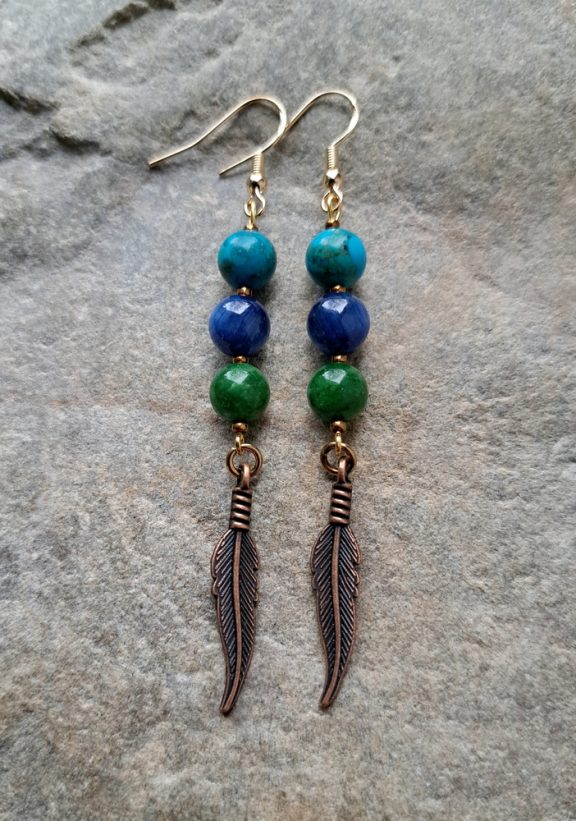 Ohrringe Anhänger Edelsteinkette Heilsteinschmuck