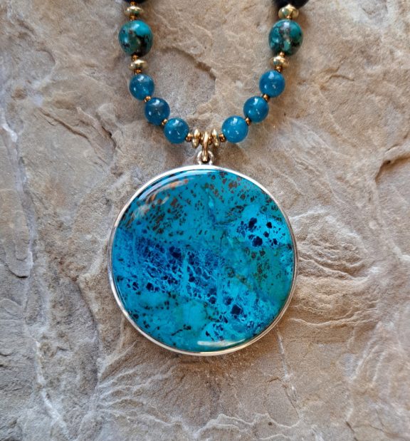 Shattuckit Amulett Anhänger Edelsteinkette Heilsteinschmuck