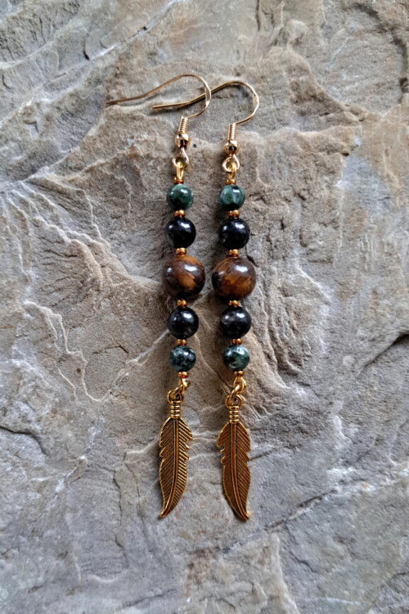 Ohrringe Anhänger Edelsteinkette Heilsteinschmuck