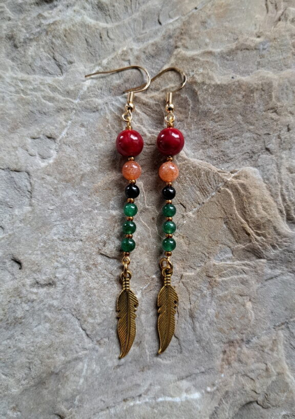 Ohrringe Anhänger Edelsteinkette Heilsteinschmuck
