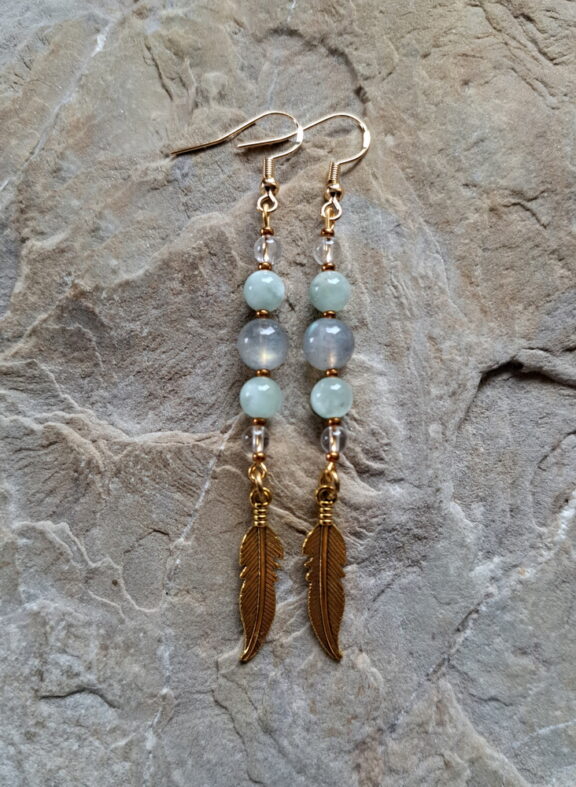 Ohrringe Anhänger Edelsteinkette Heilsteinschmuck