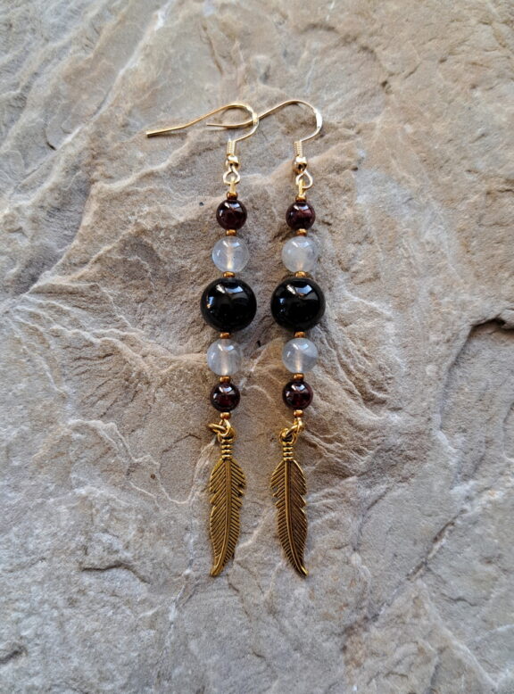 Ohrringe Anhänger Edelsteinkette Heilsteinschmuck