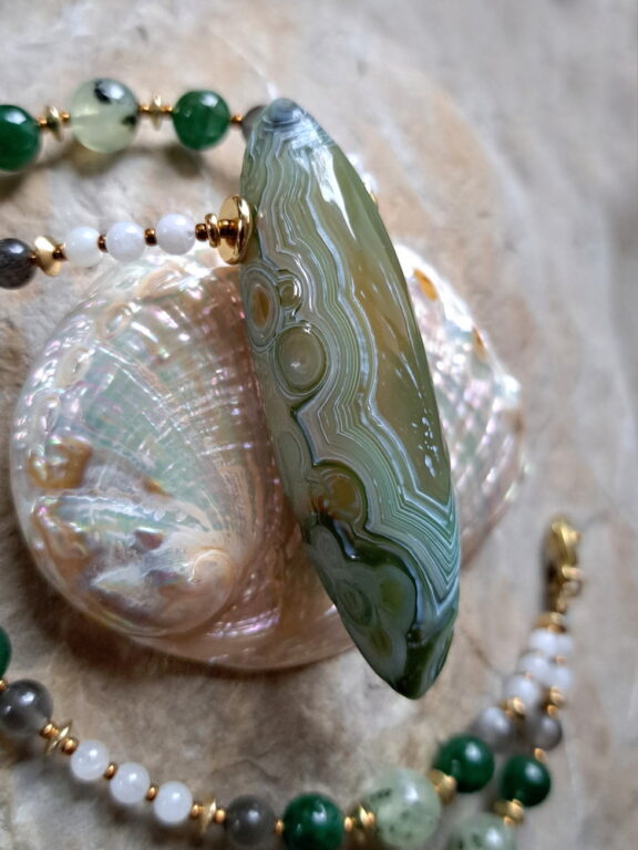 Augenachat Amulett