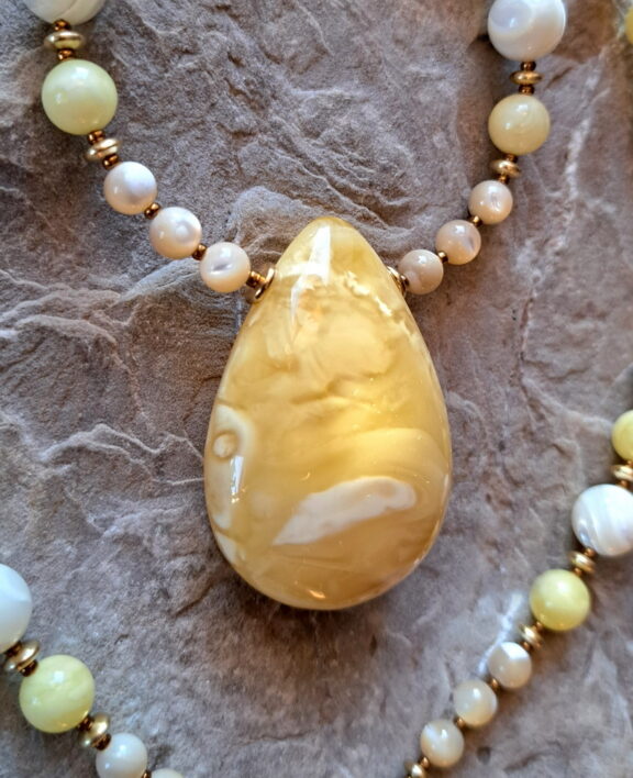 Bernstein Butterscotch Anhänger