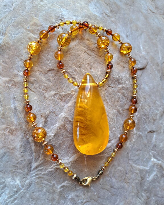 Bernstein Halskette - Natusteinschmuck