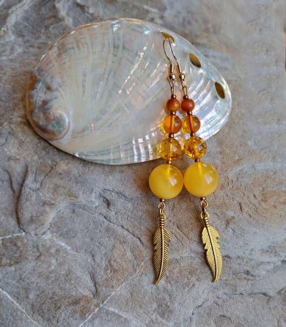 Butterscotch Bernstein Ohrringe