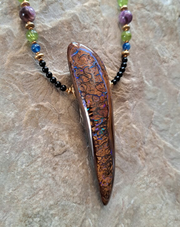 Boulderopal Amulett XL