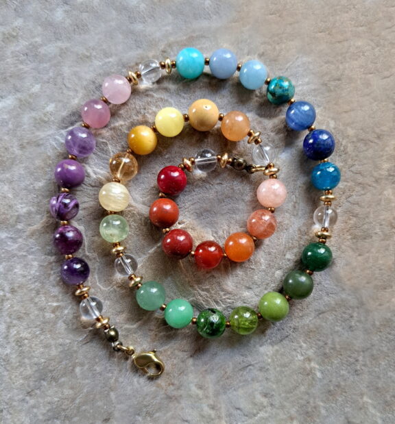 Chakra Heilstein Kette