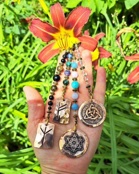 Talisman Glücksbringer Anhänger Edelsteinkette Heilsteinschmuck
