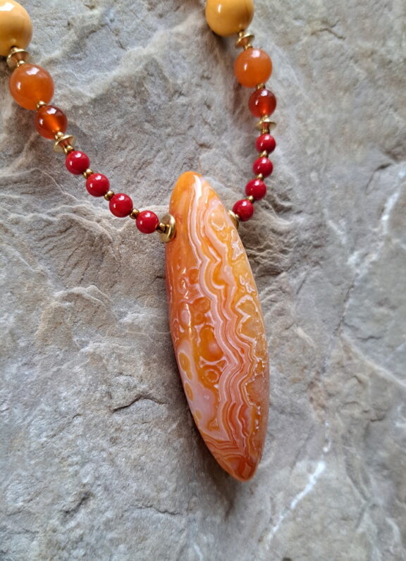 Gobi Wüstenachat Anhänger