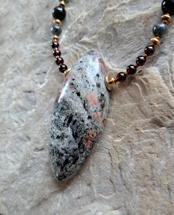 Granat Heilsteinkette