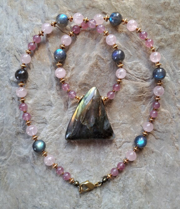 Labradorit Kette