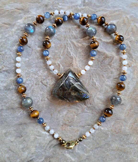 Labradorit Kette