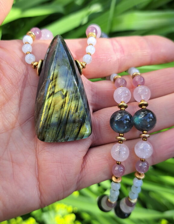 Labradorit Naturstein Schmuck