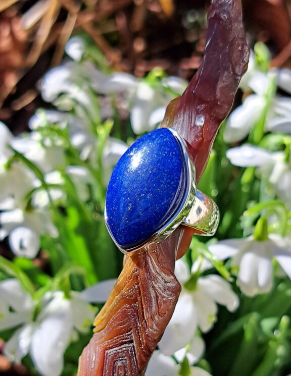 Lapislazuli Edelstein Ring