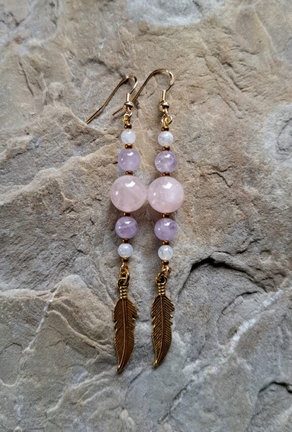 Ohrringe Anhänger Edelsteinkette Heilsteinschmuck