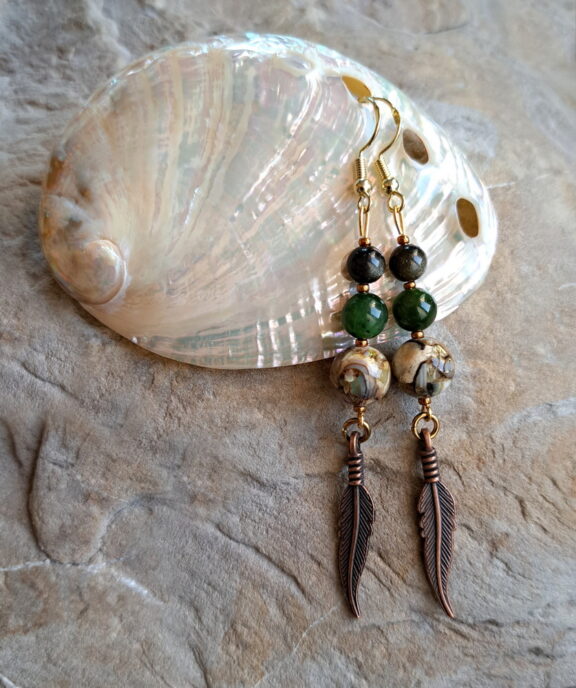 Paua Muschel Ohrringe