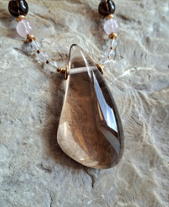 Rauchquarz Amulett