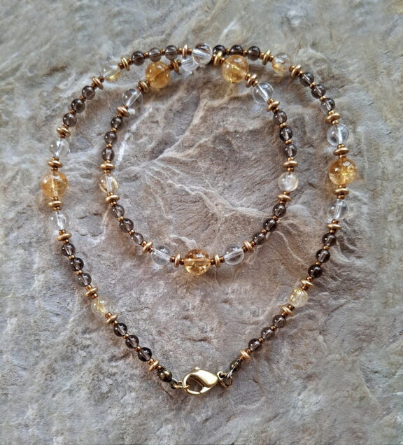 Rauchquarz Kette