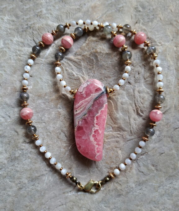 Rhodochrosit Heilstein Anhänger