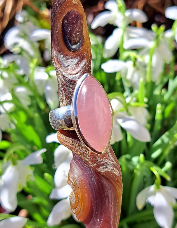 Rosenquarz Ring