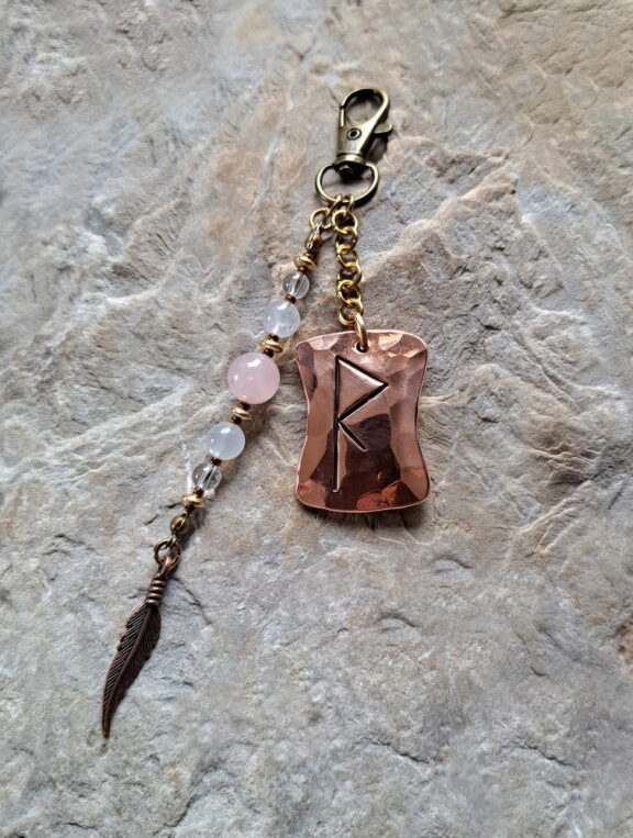 Rune Raido Kupferanhänger - Talisman