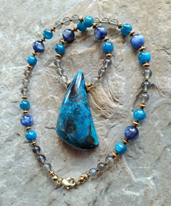 Shattuckit Edelstein Halskette