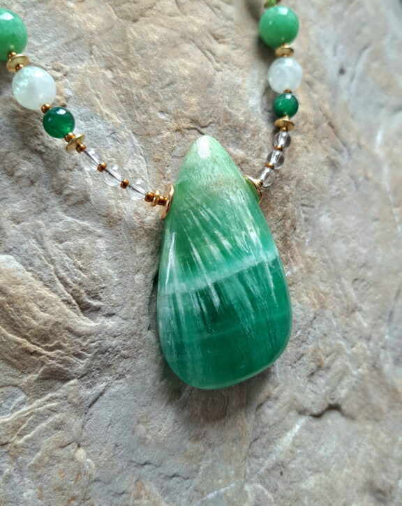 Smithonit Anhänger handgemacht