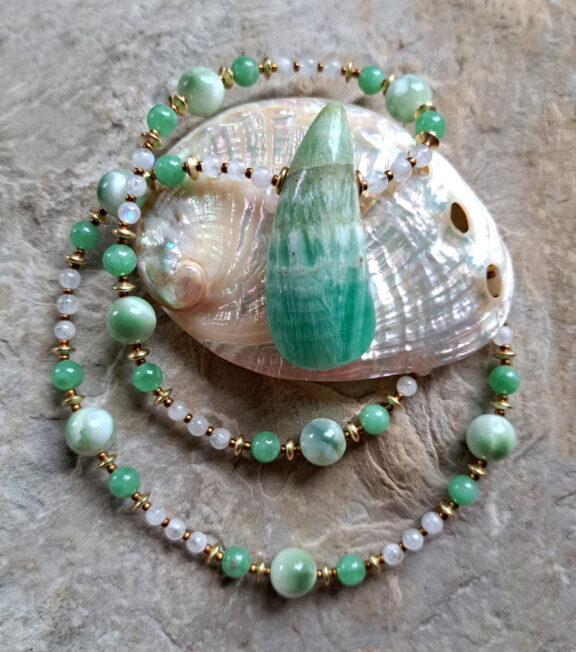 Smithsonit Edelstein Kette