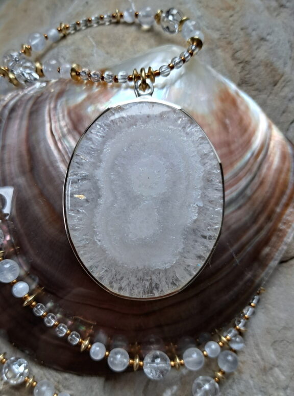 Solarquarz Edelsteinanhänger XL