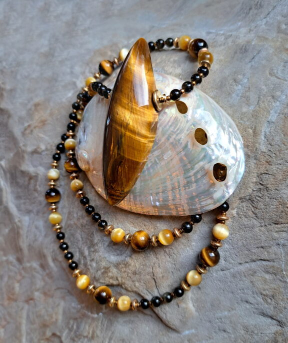 Tigerauge Halskette