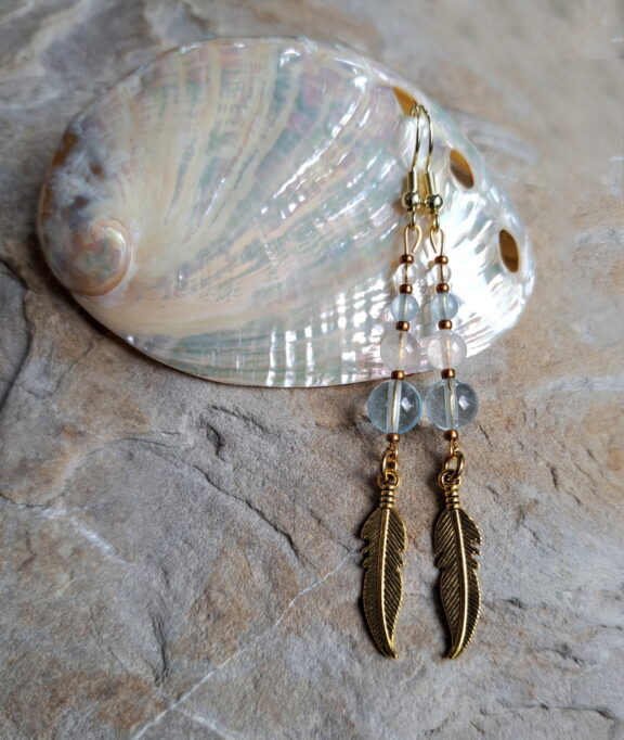 Blaue Topas Ohrringe