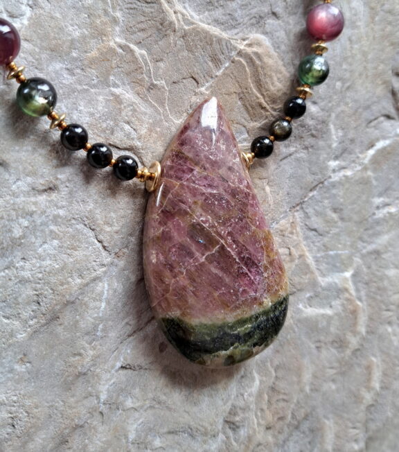 Wassermelonen Turmalin