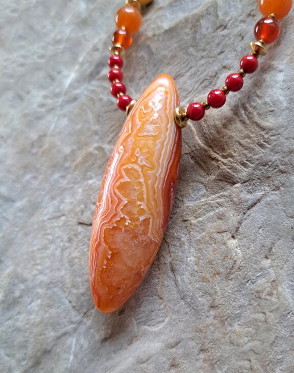 Wüsten Achat Anhänger